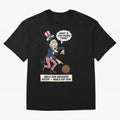 Uncle Sam Discovers Soccer ¡ª V4 Oversized T-Shirt Back Your Heroes with Match Day Hype around FIFA World Cup 2026 USA Canada Mexico, Mbappe, Portugal, Spain and Germany, Global Supporter Spirit, Legendary Goals, National Colors and Tournament