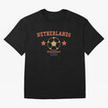 Netherlands ¡ª Vintage Soccer Tee Oversized T-Shirt Show Fan Pride Across the FIFA World Cup 2026 Group Stage Journey through Haaland Highlights, Germany Pride, Worldwide Fan Energy, Dramatic Goals, Stadium Lights and Championship Celebrations;