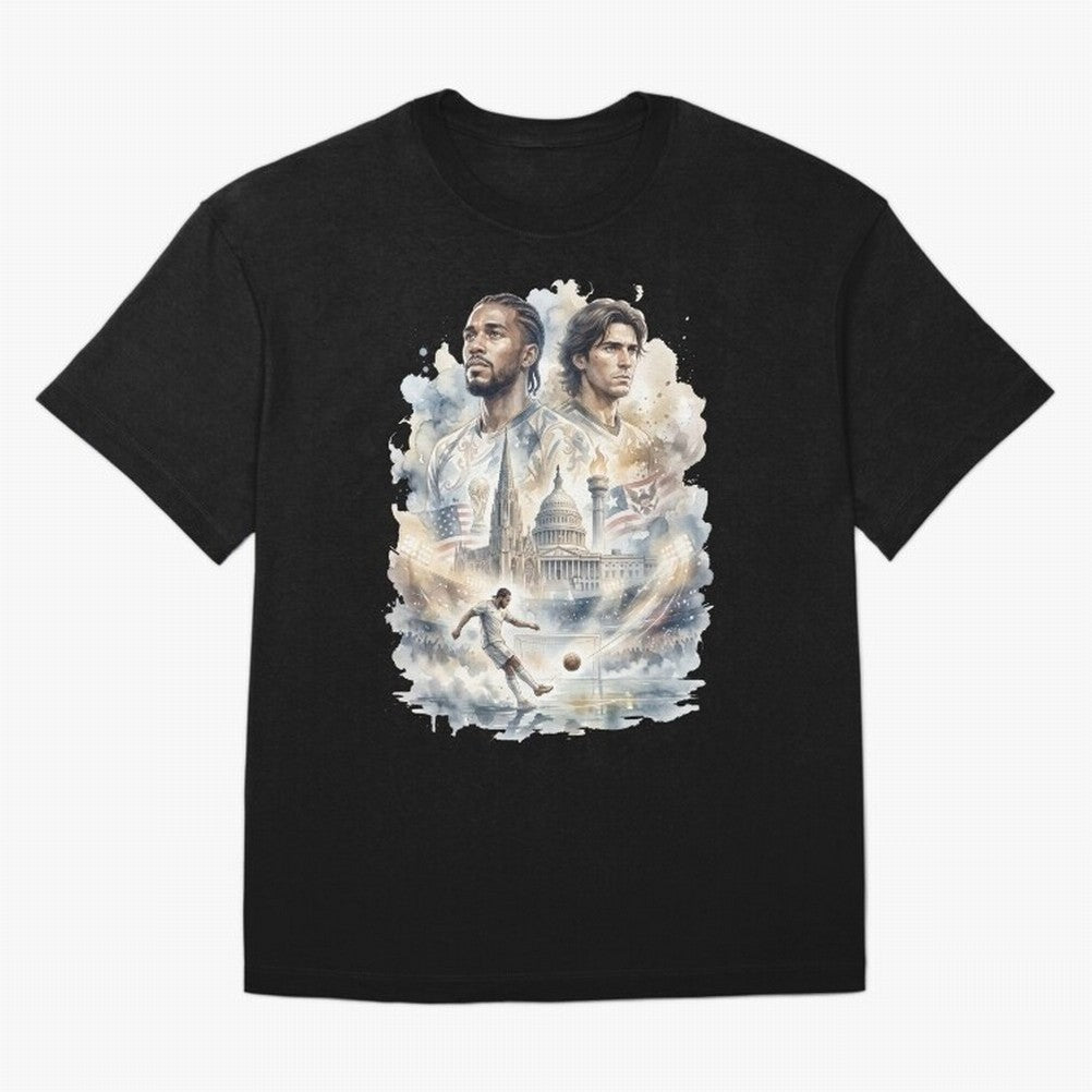 FIFA 2026 America Players Oversized T-Shirt Upgrade Match Day Hype around FIFA World Cup 2026, CR7, Argentina, France and Brazil, Stadium Memories, Football Loyalty, International Chants and Championship Tradition; Ideal for Fans Who Follow Messi,