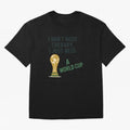 Pixel Art World Cup Trophy Retro 16 Bit Video Game Football Oversized T-Shirt Celebrate Classic Football Spirit in FIFA World Cup 2026 for Fans of Neymar and Spain, Bringing Tournament Hype, Historic Matchups, Family Viewing Parties and Global