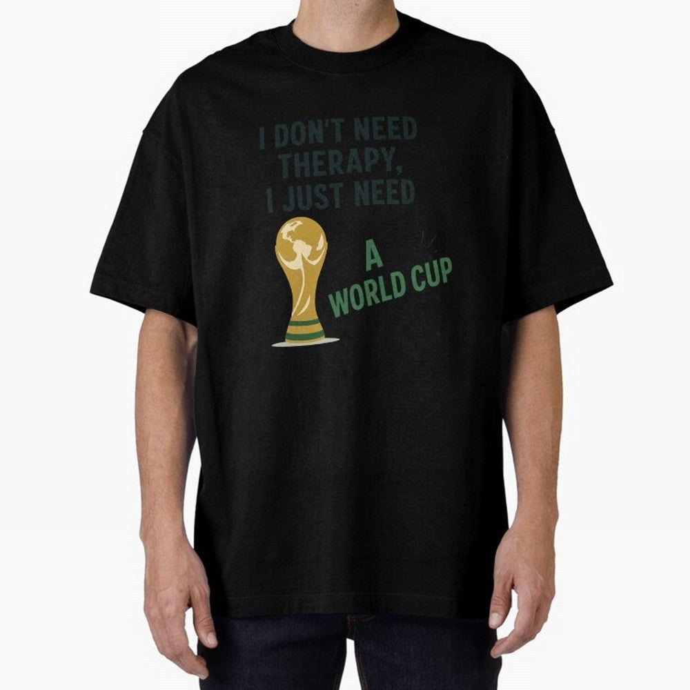 Pixel Art World Cup Trophy Retro 16 Bit Video Game Football Oversized T-Shirt Celebrate Classic Football Spirit in FIFA World Cup 2026 for Fans of Neymar and Spain, Bringing Tournament Hype, Historic Matchups, Family Viewing Parties and Global