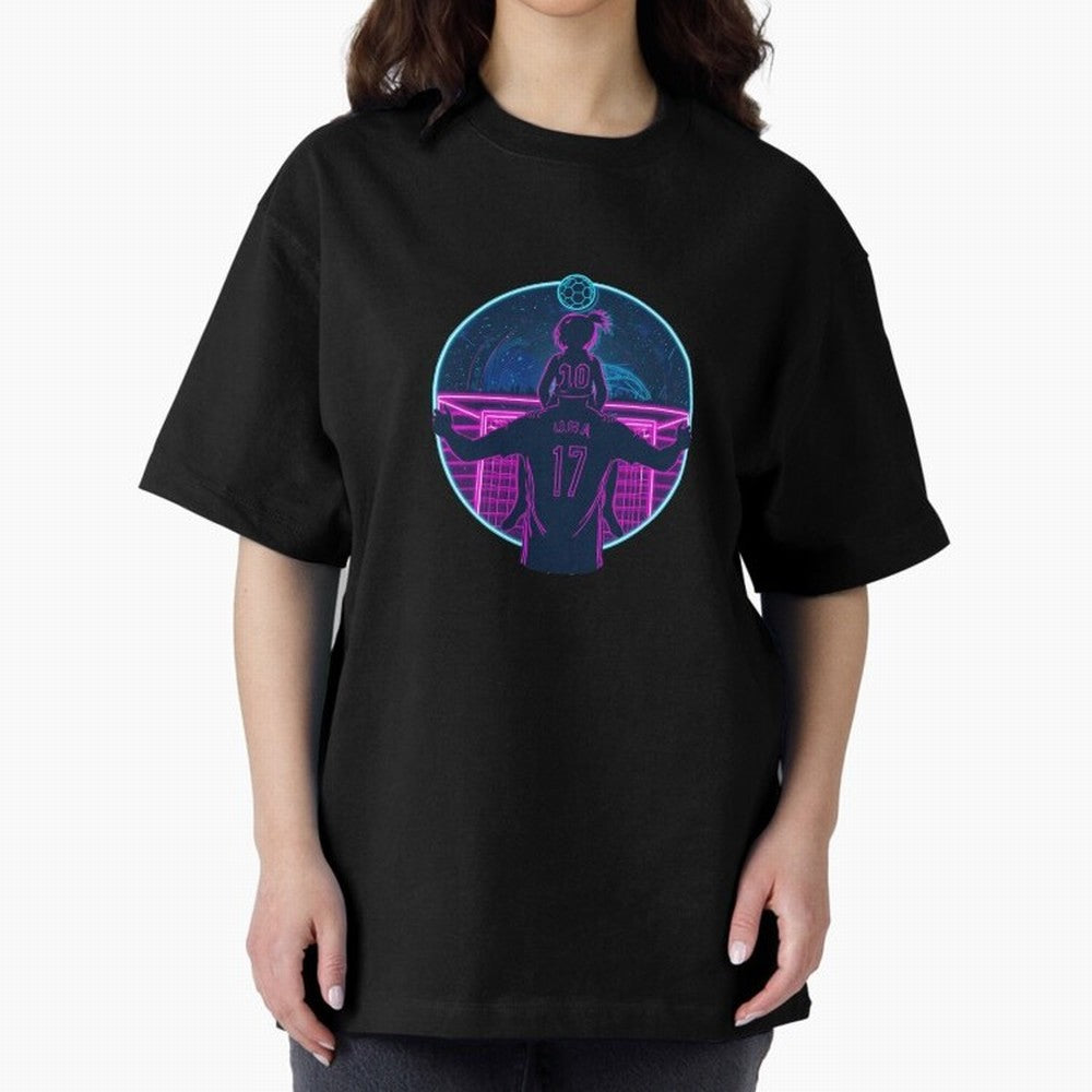 Retro Soccer Fatherhood Art Oversized T-Shirt Bring Trophy Dreams to the FIFA World Cup 2026 USA Canada Mexico Journey through Haaland Highlights, Portugal Pride, Stadium Memories, Football Loyalty, International Chants and Championship Tradition;