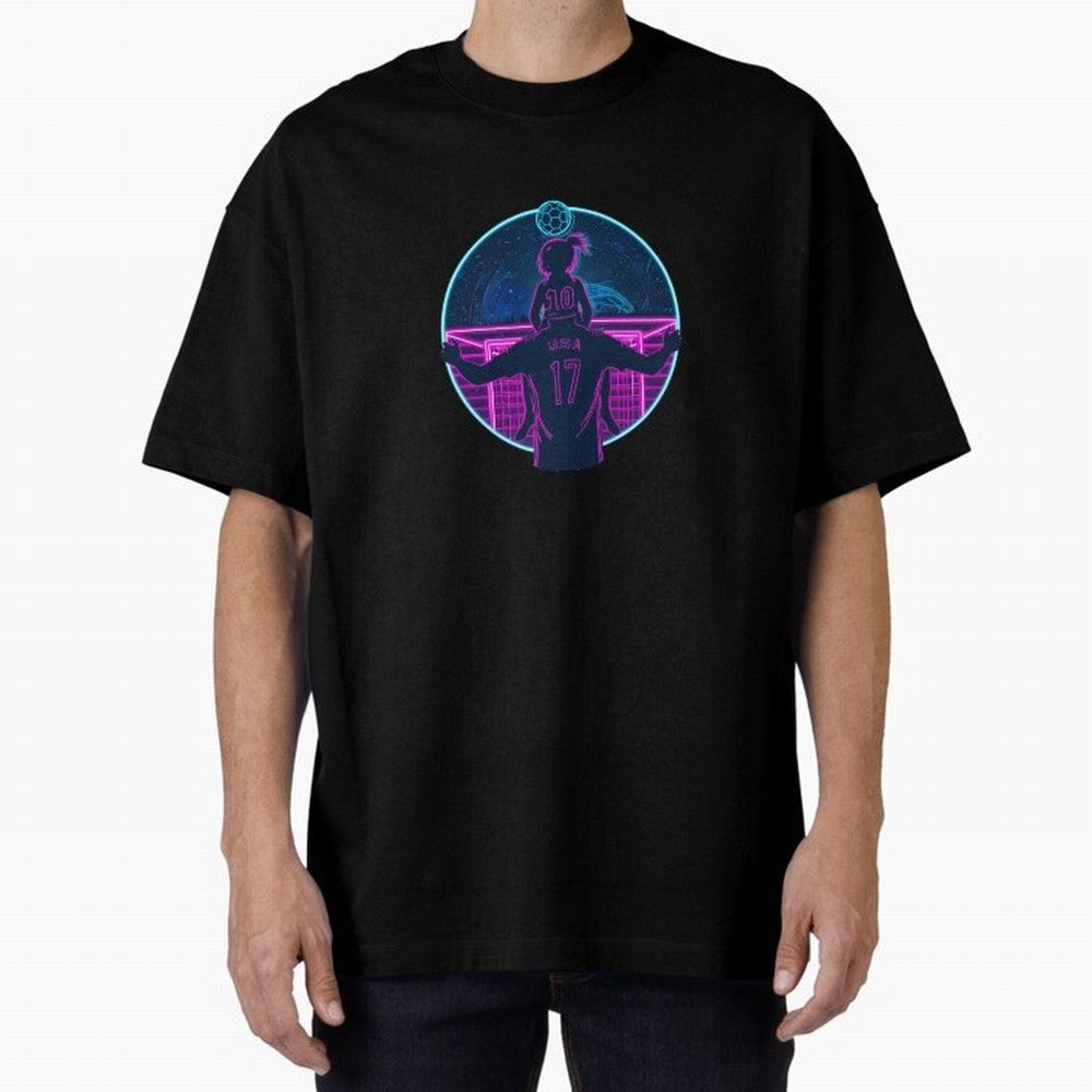 Retro Soccer Fatherhood Art Oversized T-Shirt Bring Trophy Dreams to the FIFA World Cup 2026 USA Canada Mexico Journey through Haaland Highlights, Portugal Pride, Stadium Memories, Football Loyalty, International Chants and Championship Tradition;