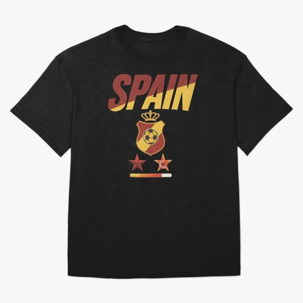 Spain Football World Cup 2026 - La Roja Stars Loading Oversized T-Shirt Turn Football Passion into FIFA World Cup 2026 Group Stage Made for Neymar, Portugal Energy, Match Day Excitement, Supporter Culture, Golden Goals and Global Football Passion;