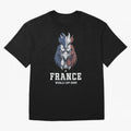 France Football World Cup 2026 Rooster Mascot Art Oversized T-Shirt Represent Football Lovers during FIFA World Cup 2026 Centered on Messi, Argentina and Brazil Energy, Stadium Memories, Football Loyalty, International Chants and Championship