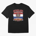 Netherlands World Cup 2026 Coat of Arms Football Design Oversized T-Shirt Stand Proud for FIFA World Cup 2026 Group Stage Spirit, Built around Germany, CR7, Supporter Pride, Iconic Celebrations, Legendary Names and Global Match Day Energy; Perfect