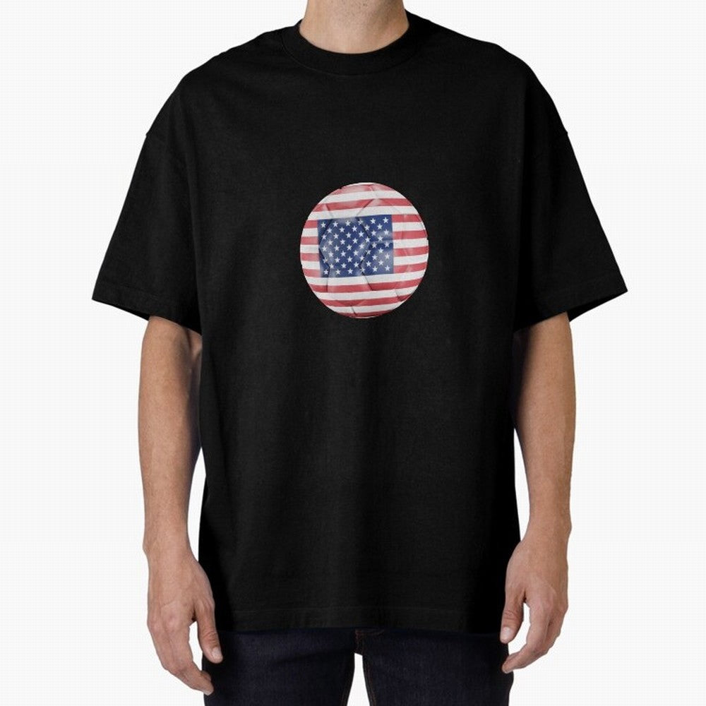 United States Soccer Oversized T-Shirt Bring Global Tournament Vibes to FIFA World Cup 2026 Group Stage for Fans of Haaland and Spain, Bringing Classic Soccer Heritage, Championship Pressure, Fan Loyalty and International Pride; Perfect for