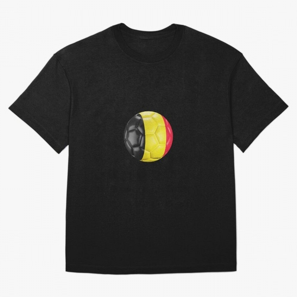 Belgium Football Oversized T-Shirt Support Global Football Passion for FIFA World Cup 2026 Group Stage, Driven by Cristiano Ronaldo, Haaland and CR7, England and Germany, Tournament Hype, Historic Matchups, Family Viewing Parties and Global Sports