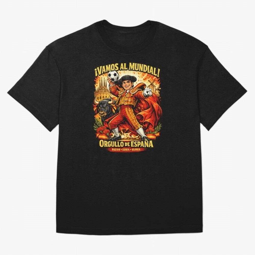 Spain World Cup 2026 Matador Fan Shirt Oversized T-Shirt Bring a Champion Mindset to FIFA World Cup 2026 Group Stage Spirit, Capturing Spain, Cristiano Ronaldo, Haaland and CR7, Champion Mindset, Group Stage Buzz, Knockout Tension and Passionate