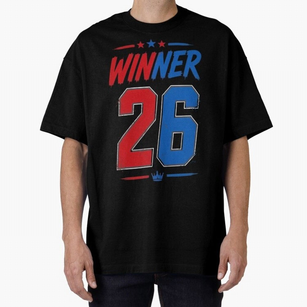 Copy of Dream Champions 2026 Football Streetwear Design | Trophy Graphic Tee Oversized T-Shirt Stand with Global Football Passion for FIFA World Cup 2026, Featuring Haaland, Spain and Netherlands, Sports Nostalgia, International Competition, Famous