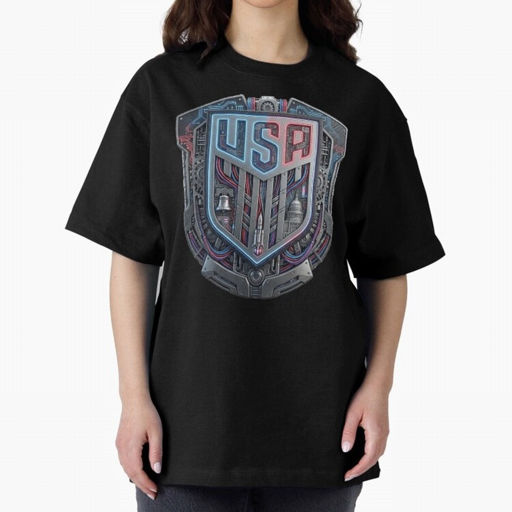 United States Great Seal - American Pride Oversized T-Shirt Feel the Heartbeat of FIFA World Cup 2026 Group Stage for Fans of Neymar and Spain and Netherlands, Bringing Stadium Chants, National Pride, Trophy Dreams and Unforgettable Football