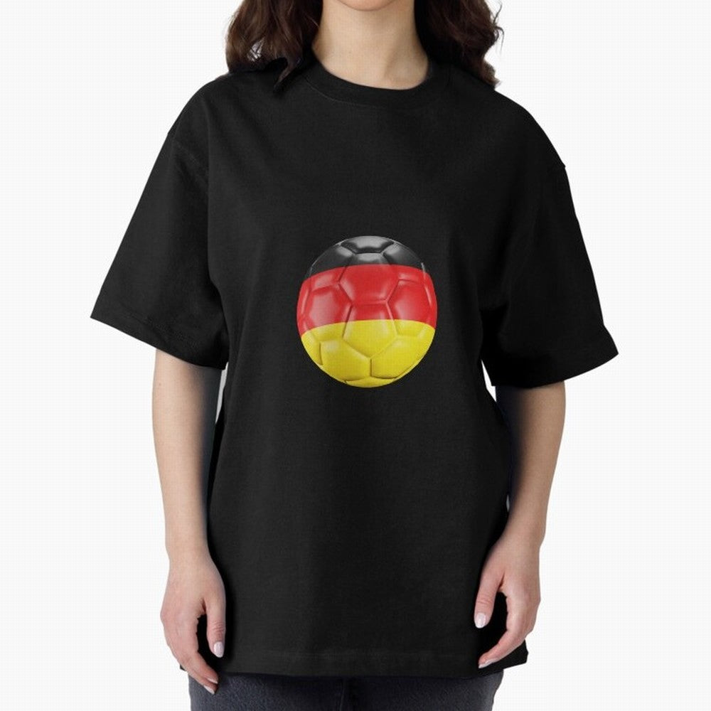 Germany Oversized T-Shirt Stand Out with Spirit from Global Football Passion for FIFA World Cup 2026 Group Stage, Capturing Neymar, Haaland and Cristiano Ronaldo, Argentina, France and Brazil, Champion Mindset, Group Stage Buzz, Knockout Tension