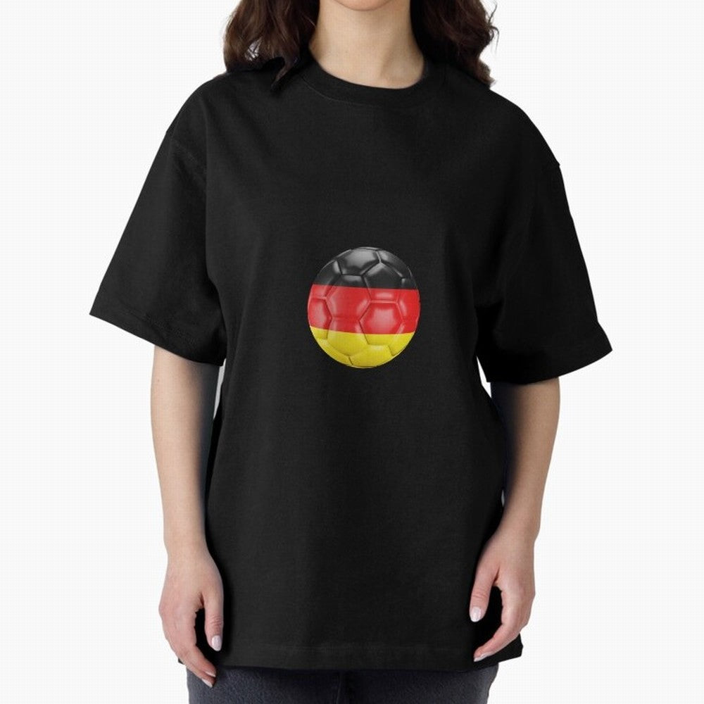 Germany Oversized T-Shirt Upgrade FIFA World Cup 2026 USA Canada Mexico for Fans of Haaland and Mbappe and Argentina, Bringing Stadium Memories, Football Loyalty, International Chants and Championship Tradition; Built for Supporters Chasing Trophy