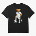 England Soccer Bear World Cup Teddy Bear Oversized T-Shirt Bring World Football Passion into FIFA World Cup 2026 Group Stage Connected to Messi, CR7 and Mbappe, England Energy, Football Festival Excitement, Trophy Ambitions, Country Rivalries and