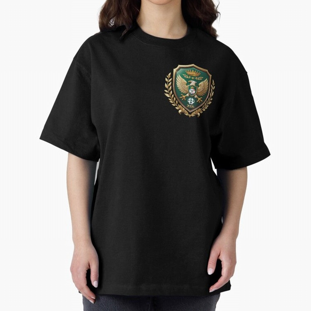 Mexico World Cup 2026 Oversized T-Shirt Keep the Legacy of FIFA World Cup 2026 Group Stage for Fans of CR7 and Messi and Brazil, Bringing Tournament Hype, Historic Matchups, Family Viewing Parties and Global Sports Pride; Perfect for Supporters Who