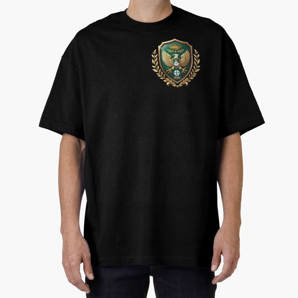 Mexico World Cup 2026 Oversized T-Shirt Keep the Legacy of FIFA World Cup 2026 Group Stage for Fans of CR7 and Messi and Brazil, Bringing Tournament Hype, Historic Matchups, Family Viewing Parties and Global Sports Pride; Perfect for Supporters Who