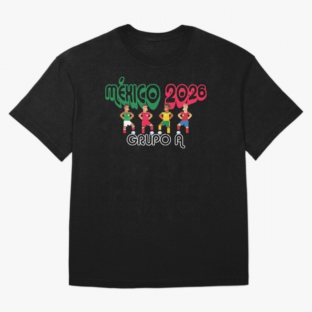 Mexico 2026 Group A Oversized T-Shirt Bring Trophy Dreams to FIFA World Cup 2026 Spirit, Capturing Netherlands, Messi, Neymar and Mbappe, Supporter Pride, Iconic Celebrations, Legendary Names and Global Match Day Energy; Perfect for People Who Love