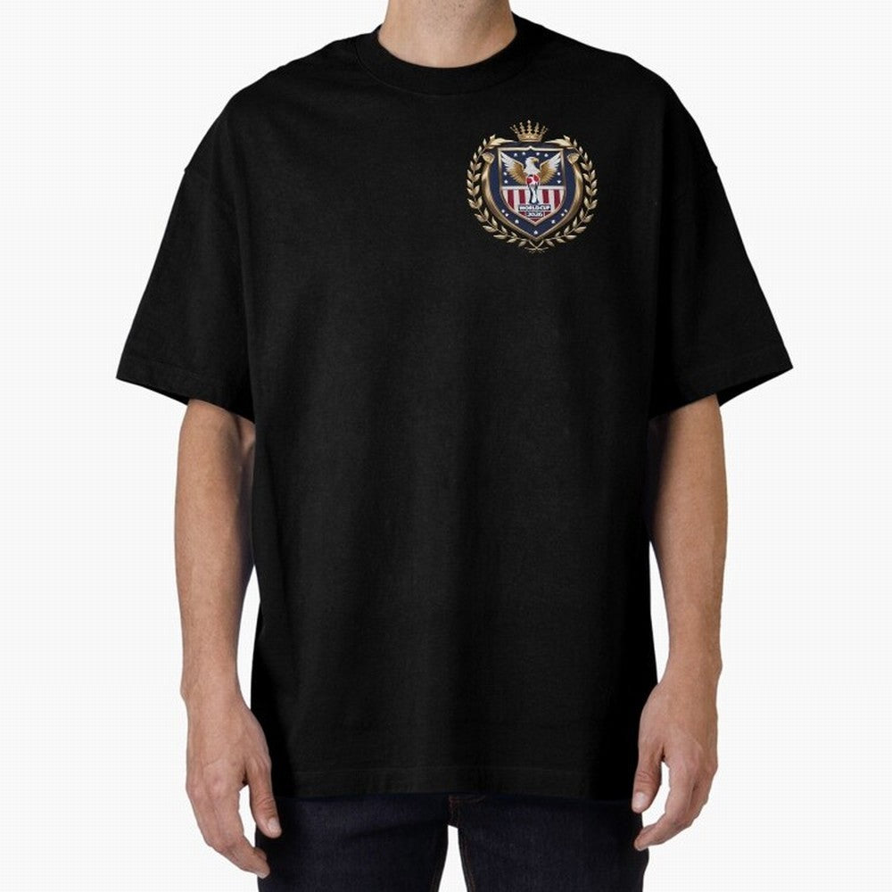 USA World Cup 2026 Oversized T-Shirt Join the Countdown to Match Day Hype around FIFA World Cup 2026 USA Canada Mexico, CR7, Netherlands, Tournament Hype, Historic Matchups, Family Viewing Parties and Global Sports Pride; Great for Supporters Who