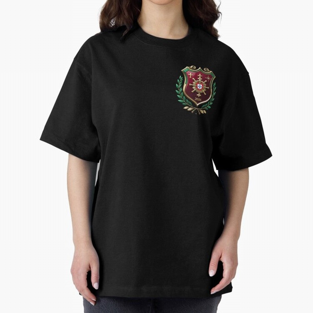 Portugal World Cup 2026 Oversized T-Shirt Follow Every Goal of FIFA World Cup 2026 Group Stage Celebrating Cristiano Ronaldo, France Energy, Classic Soccer Heritage, Championship Pressure, Fan Loyalty and International Pride; Made for Die Hard
