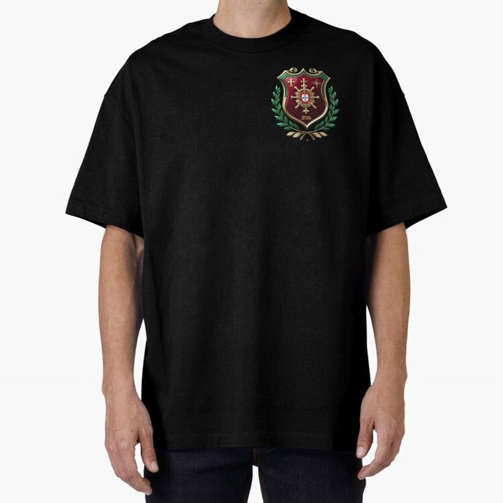Portugal World Cup 2026 Oversized T-Shirt Follow Every Goal of FIFA World Cup 2026 Group Stage Celebrating Cristiano Ronaldo, France Energy, Classic Soccer Heritage, Championship Pressure, Fan Loyalty and International Pride; Made for Die Hard