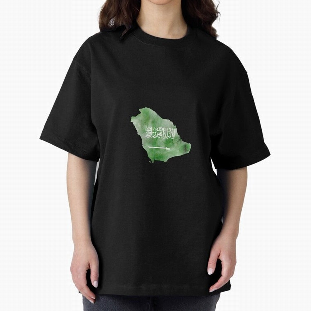 Saudi Arabia Oversized T-Shirt Bring Global Tournament Vibes to Match Day Hype around FIFA World Cup 2026, CR7 and Messi, Germany, Tournament Hype, Historic Matchups, Family Viewing Parties and Global Sports Pride; Perfect for Fans, Collectors,