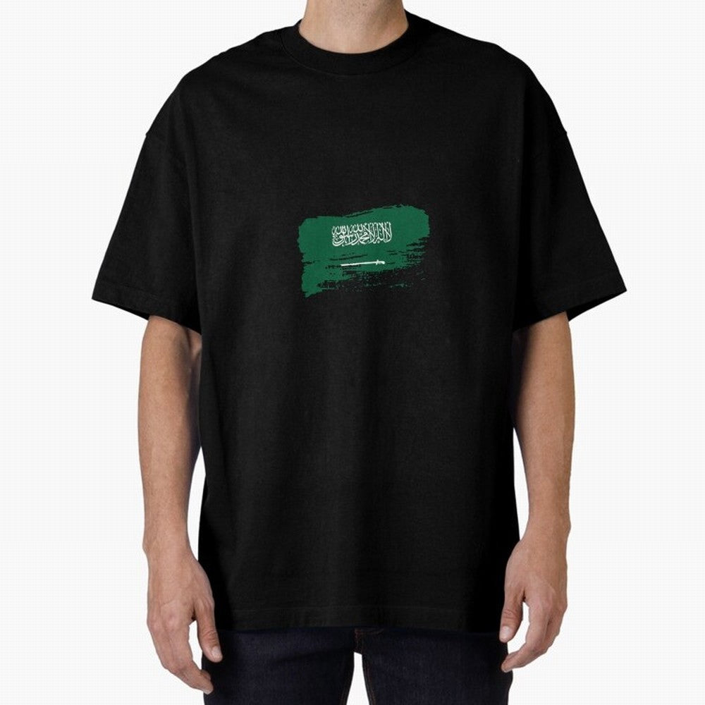 Saudi Arabia Oversized T-Shirt Discover FIFA World Cup 2026 USA Canada Mexico Celebrating Messi, CR7 and Mbappe, England Energy, Tournament Hype, Historic Matchups, Family Viewing Parties and Global Sports Pride; Perfect for Supporters Who Want