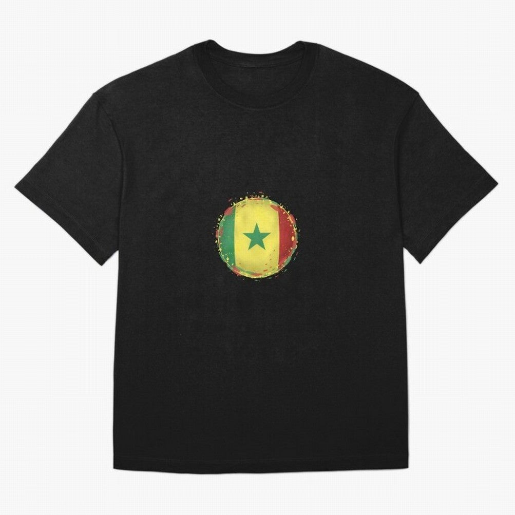 Senegal Oversized T-Shirt Keep the Match Day Mood of Global Football Passion for FIFA World Cup 2026 USA Canada Mexico, with Mbappe, France, Football Festival Excitement, Trophy Ambitions, Country Rivalries and Star Player Buzz; Great for Watch