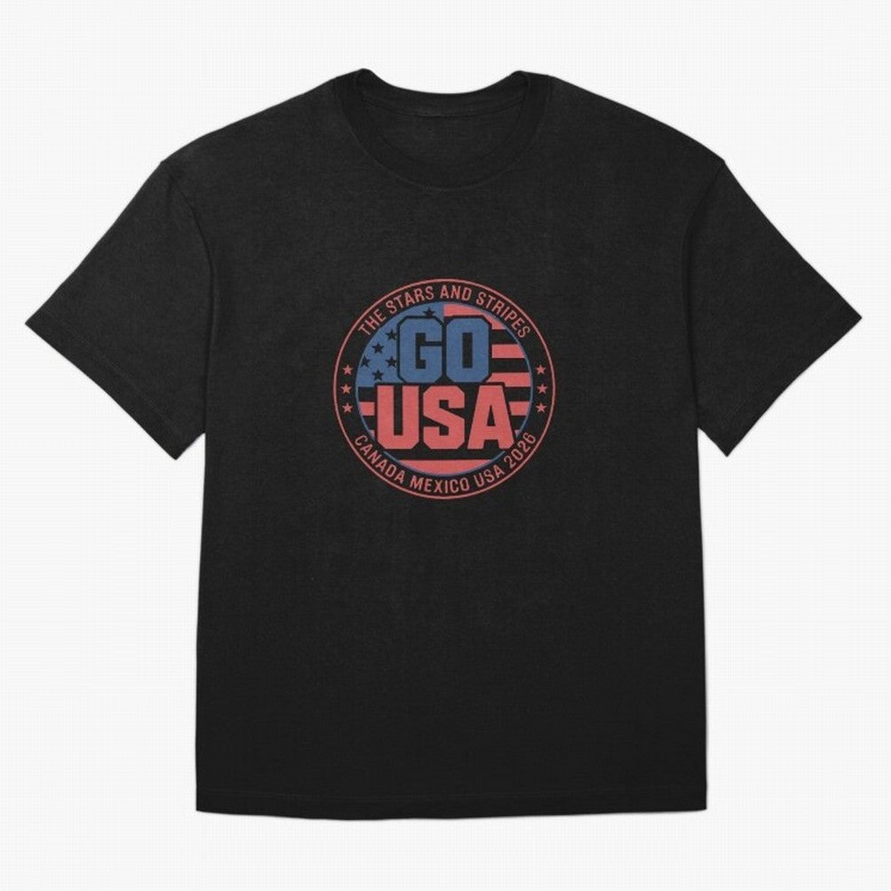 2026 USA Soccer Mexico Canada Oversized T-Shirt Turn Up for FIFA World Cup 2026 Group Stage Spirit, with Argentina, CR7 and Messi, Stadium Chants, National Pride, Trophy Dreams and Unforgettable Football Memories; Perfect for People Who Love