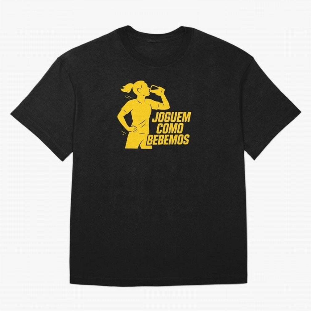 Joguem Como Bebemos Women World Cup 2026 Oversized T-Shirt Celebrate Unforgettable Nights in Global Football Passion for FIFA World Cup 2026 Group Stage, Inspired by Mbappe and Neymar, France and Portugal, Football Passion, Legendary Performances,