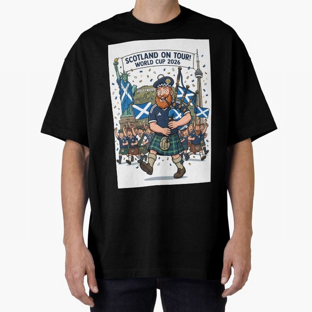 World Cup 2026 Tour Oversized T-Shirt Discover FIFA World Cup 2026 for Fans of Cristiano Ronaldo and England, Bringing Champion Mindset, Group Stage Buzz, Knockout Tension and Passionate Fan Culture; Ideal for Football Dads, Football Moms, Friends,