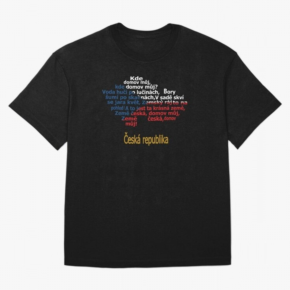 ?esk¨¢ republika (Anthem, map, and flag) Oversized T-Shirt Represent Fans Who Live for Match Day Hype around FIFA World Cup 2026 Group Stage, Cristiano Ronaldo, England, France and Netherlands, Tournament Hype, Historic Matchups, Family Viewing