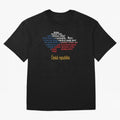 ?esk¨¢ republika (Anthem, map, and flag) Oversized T-Shirt Represent Fans Who Live for Match Day Hype around FIFA World Cup 2026 Group Stage, Cristiano Ronaldo, England, France and Netherlands, Tournament Hype, Historic Matchups, Family Viewing