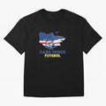 Cabo Verde Soccer Blue Shark Design Oversized T-Shirt Bring Match Day Hype around FIFA World Cup 2026, CR7 and Messi, Germany, Tournament Hype, Historic Matchups, Family Viewing Parties and Global Sports Pride; Made for Die Hard Supporters, Soccer