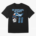 No Scotland No Party Scottish Tartan Army - World Cup 2026 Oversized T-Shirt Honor Champions and Dreams in Global Football Passion for FIFA World Cup 2026, Centered on Haaland and Mbappe, Brazil, Championship Spirit, Famous Goals, Roaring Crowds