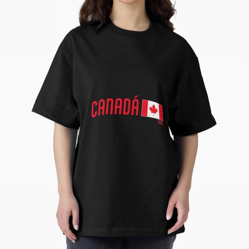 2026 Canada Soccer Fan World Cup Oversized T-Shirt Bring a Vintage Feel to FIFA World Cup 2026 Group Stage Spirit, Made for France and Portugal, Cristiano Ronaldo, Stadium Memories, Football Loyalty, International Chants and Championship Tradition;