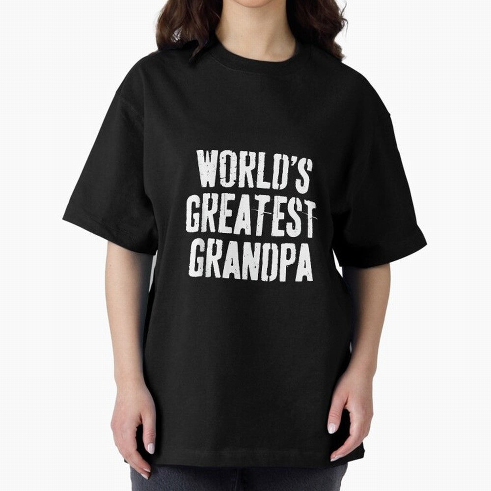 Mens World's Greatest Grandpa Shirt Papa Men Fathers Day Oversized T-Shirt Celebrate National Team Dreams in Global Football Passion for FIFA World Cup 2026 Group Stage, Made for Messi, Neymar and Mbappe, Brazil, Portugal and Argentina, Retro