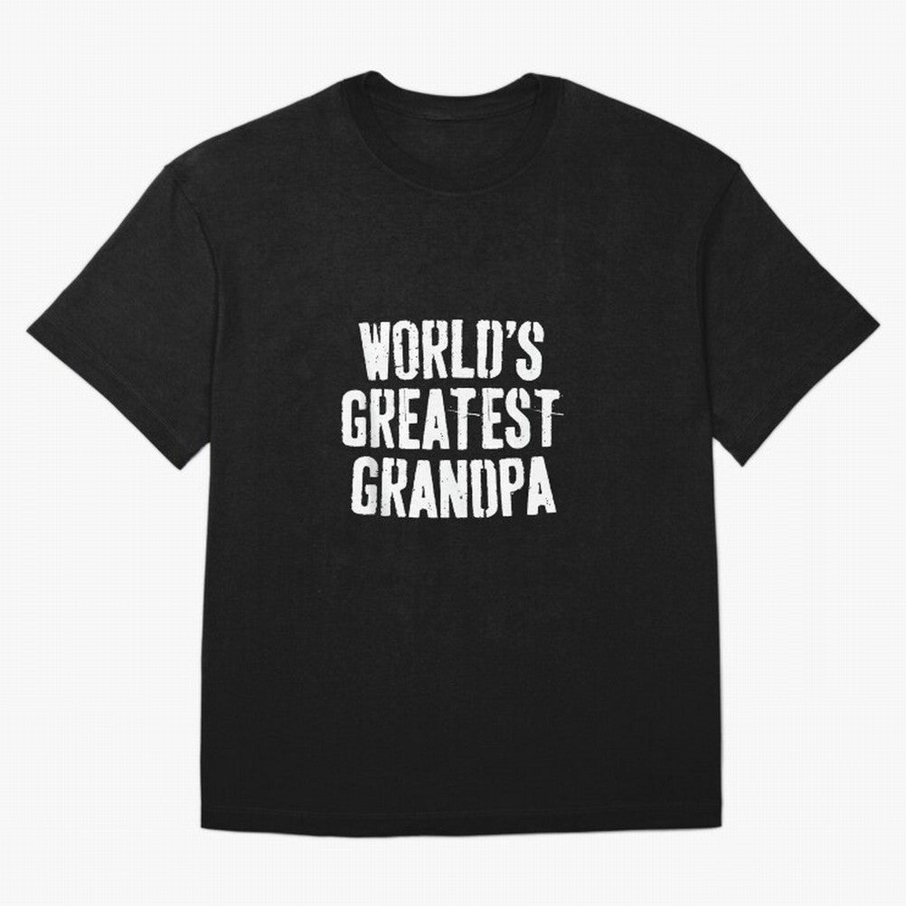 Mens World's Greatest Grandpa Shirt Papa Men Fathers Day Oversized T-Shirt Celebrate National Team Dreams in Global Football Passion for FIFA World Cup 2026 Group Stage, Made for Messi, Neymar and Mbappe, Brazil, Portugal and Argentina, Retro