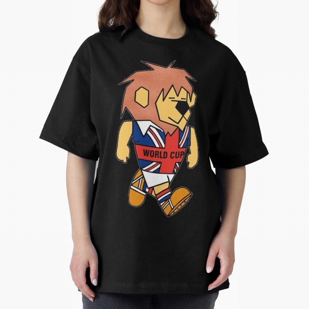 World Cup Willie 1966. Oversized T-Shirt Celebrate Golden Goal Energy in FIFA World Cup 2026 Group Stage for Fans of Messi, CR7 and Mbappe and Argentina and Brazil, Bringing Stadium Chants, National Pride, Trophy Dreams and Unforgettable Football
