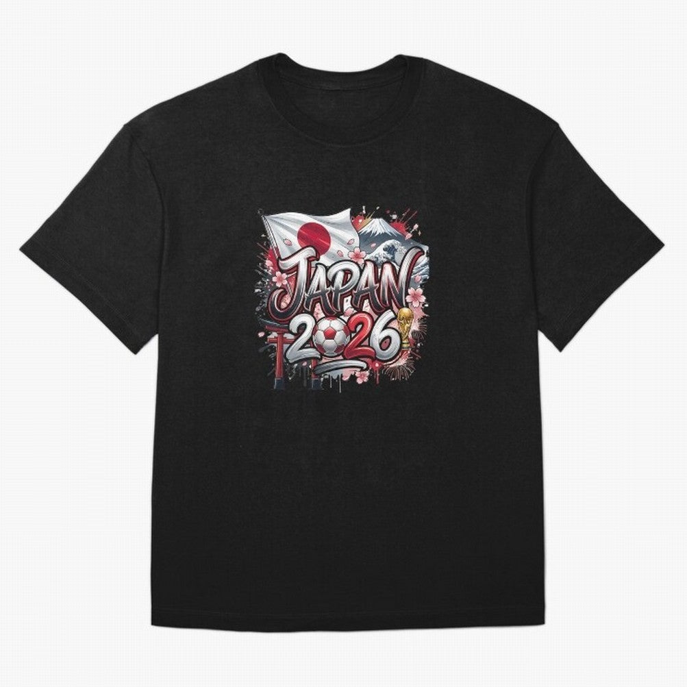 Japan World Cup 2026 Football Legacy Oversized T-Shirt Support the Legends of FIFA World Cup 2026 Driven by Messi, Neymar and Mbappe, Spain Energy, Classic Soccer Heritage, Championship Pressure, Fan Loyalty and International Pride; Built for