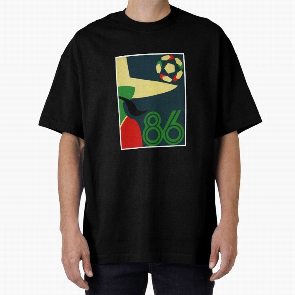 World Cup in Mexico 1986 Oversized T-Shirt Cheer through Every Moment of Match Day Hype around FIFA World Cup 2026, Mbappe, England, Goal Celebration Energy, Supporter Heritage, Football Icons and Worldwide Tournament Joy; Made for Collectors Who