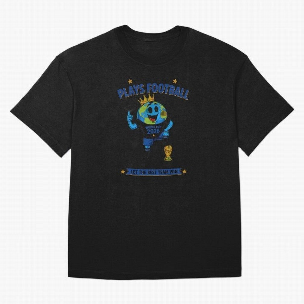 Soccer Oversized T-Shirt Share the Excitement of FIFA World Cup 2026 Spirit, with Spain, Haaland and Mbappe, Goal Celebration Energy, Supporter Heritage, Football Icons and Worldwide Tournament Joy; Ideal for Football Dads, Football Moms, Friends,
