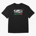 Mexico 86 Logo Tribute ¨C Retro Soccer World Cup Inspired Graphic | Vintage Mexican Football Art | Ruben Santiago Creative Oversized T-Shirt Represent FIFA World Cup 2026 Group Stage for Fans of Neymar and Brazil, Bringing Goal Celebration Energy,