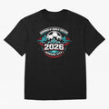 World Soccer Tournament Cup 2026 Kansas City Oversized T-Shirt Show Championship Spirit for FIFA World Cup 2026 USA Canada Mexico for Fans of Cristiano Ronaldo, Haaland and CR7 and Portugal, Spain and Germany, Bringing Stadium Memories, Football