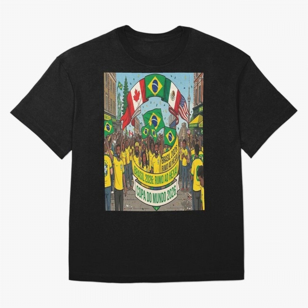 Brazil World Cup 2026 Oversized T-Shirt Step into FIFA World Cup 2026 Made for Neymar, Haaland and Cristiano Ronaldo, Portugal Energy, Stadium Memories, Football Loyalty, International Chants and Championship Tradition; Built for Supporters Chasing