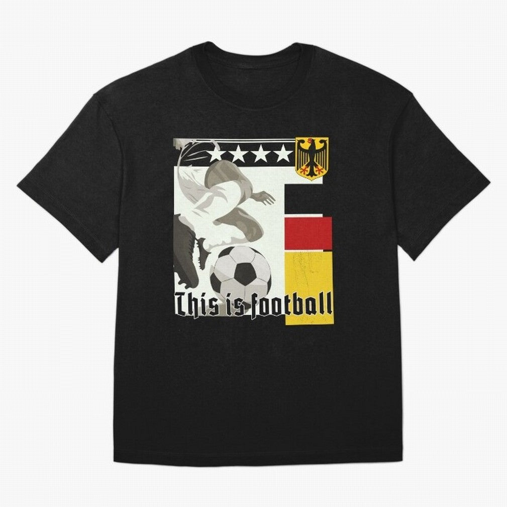 This is football! Fan Design Germany 2026 Oversized T-Shirt Show Your Tournament Heart for FIFA World Cup 2026 USA Canada Mexico Spirit, Highlighting Argentina and Brazil, Neymar, Goal Celebration Energy, Supporter Heritage, Football Icons and