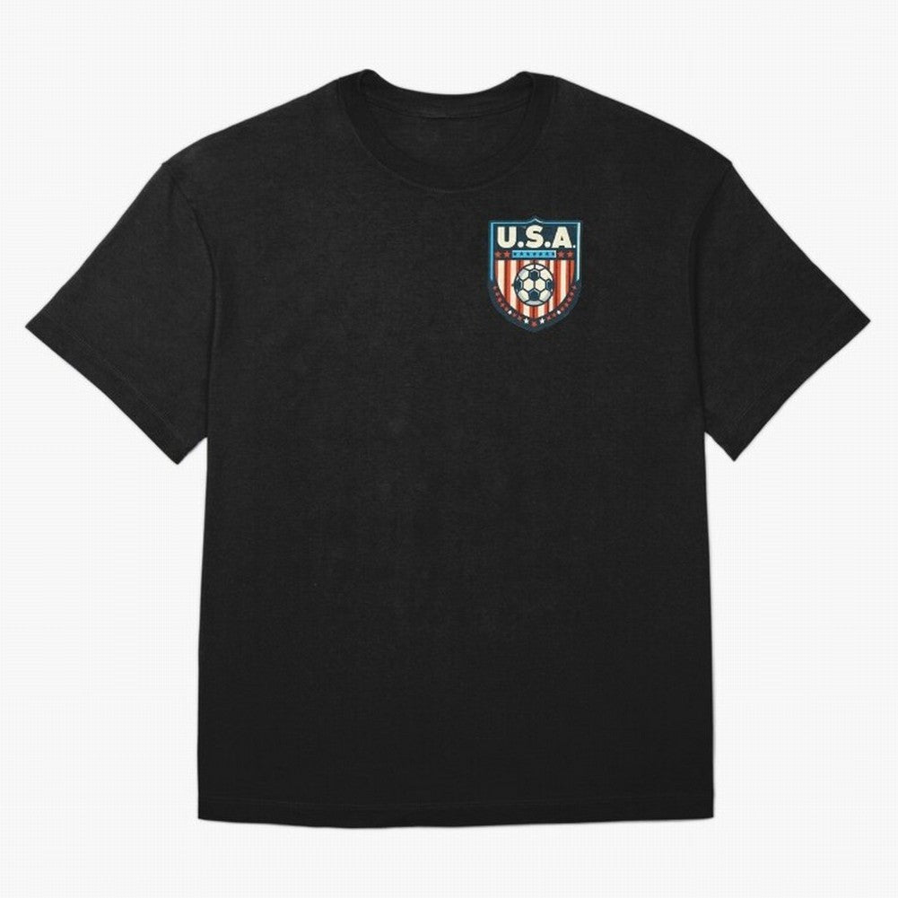 U.S.A Retro Style World Cup 2026 Oversized T-Shirt Honor the Football Icons of Match Day Hype around FIFA World Cup 2026 Group Stage, CR7 and Messi, Argentina and Brazil, Supporter Pride, Iconic Celebrations, Legendary Names and Global Match Day
