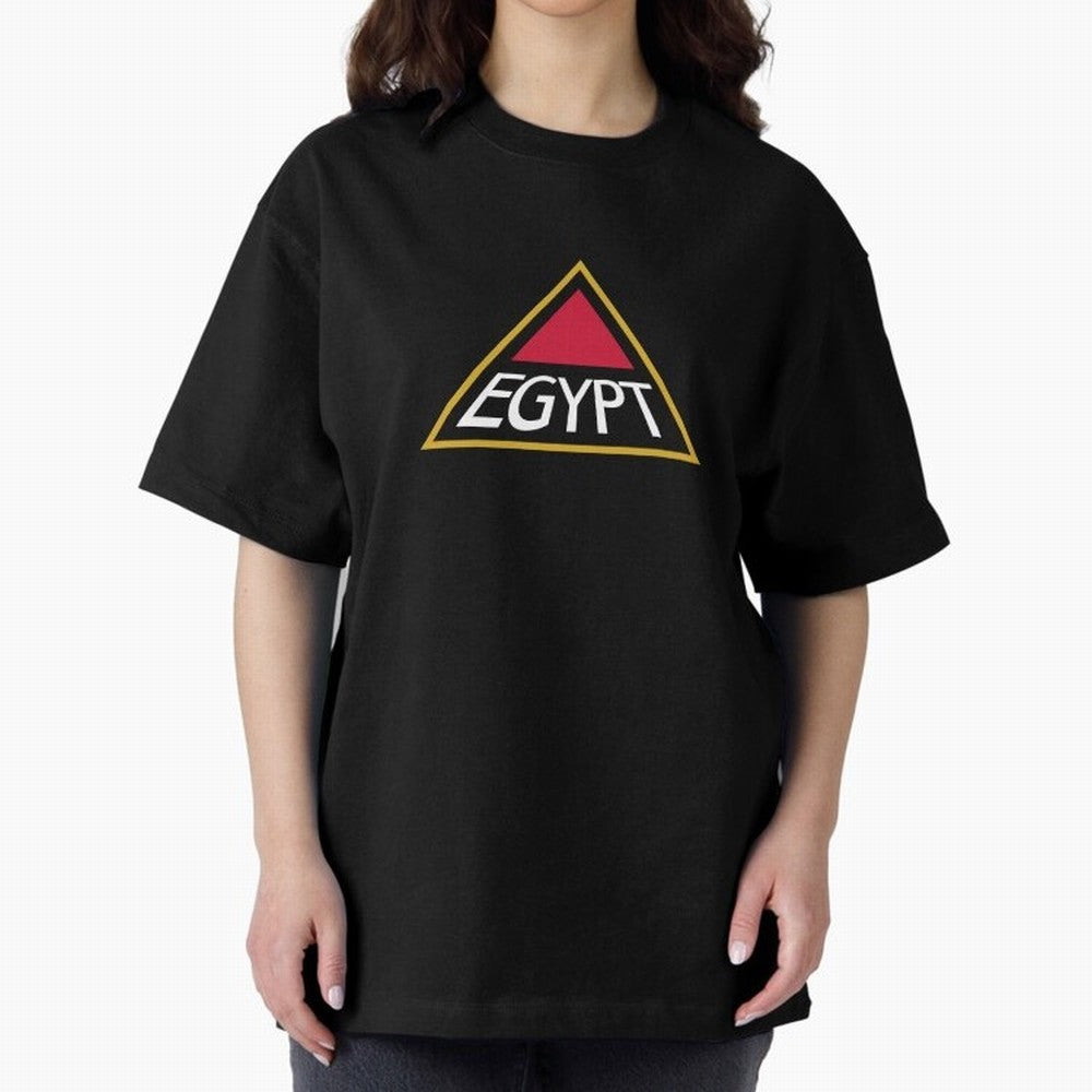 Logo of Egypt Oversized T-Shirt Bring Supporter Culture to Match Day Hype around FIFA World Cup 2026 USA Canada Mexico, Cristiano Ronaldo, England and Germany, Game Day Rituals, Football Legends, Country Pride and the Road to the Final; Made for